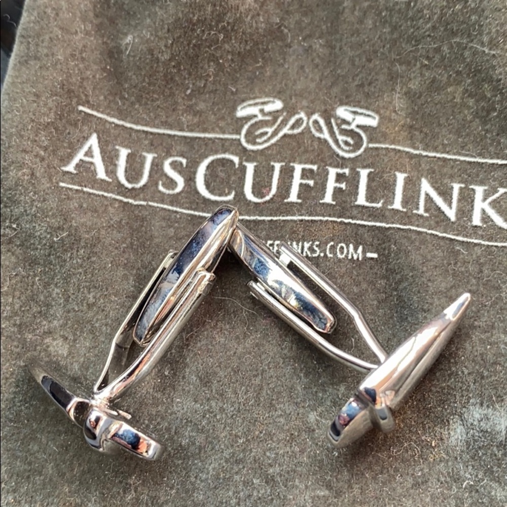 Silver AusCufflinks